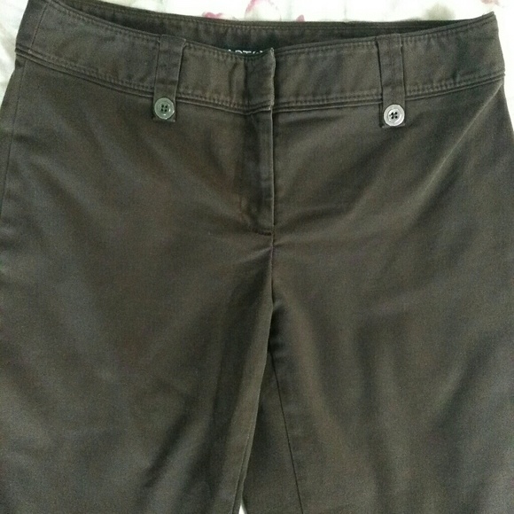 Apt. 9 "Maxwell" Crop Pants, Size 8, Chocolate - Picture 2 of 7